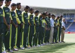 Pakistan cricket team produced one minute silence in the memory of Abdul Sattar Edhi