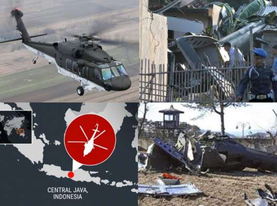 Indonesian chopper crashed, killing 3 personnel in Java