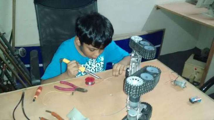 11 years old boy made military grade drone in Karachi