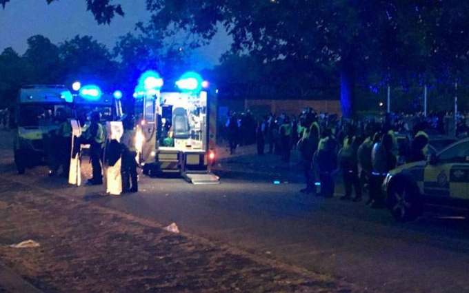 London: police were attacked in Hyde Park during fire fighting, 4 injured, including 2 policemen