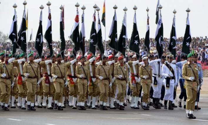 Army, FC, Police hold flag march ahead of polls