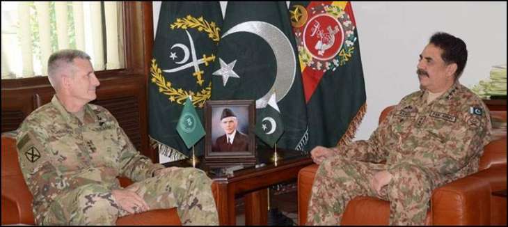 Army Chief General Raheel Sharif  met General John Nicholson