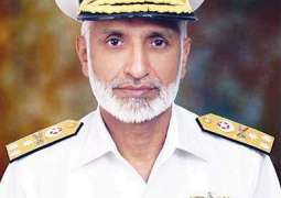 Naval Chief Admiral Muhammad Zakaullah arrived in Quetta