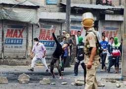 Occupied Kashmir suffers from strikes and curfew for the consecutive 33rd day