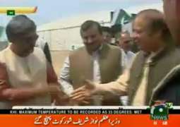 PM arrived Shorekot, will lay foundation of M4’s Shorkot to Khanelwal section