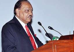 الرئيس الباكستاني: باكستان تشهد تحسنا تدريجيا في الأمن والاقتصاد