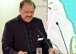 الرئيس الباكستاني يؤكد  استمرار باكستان في تقديم الدعم المعنوي والسياسي لنضال الكشميريين من أجل الحصول على الحق في تقرير المصير