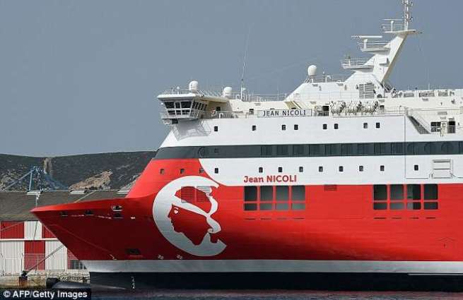 French ferry evacuated after mystery underwater blast