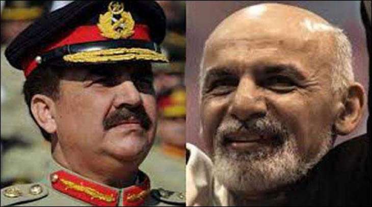 Army Chief General Raheel Sharif telephoned Afghan President Ashraf Ghani