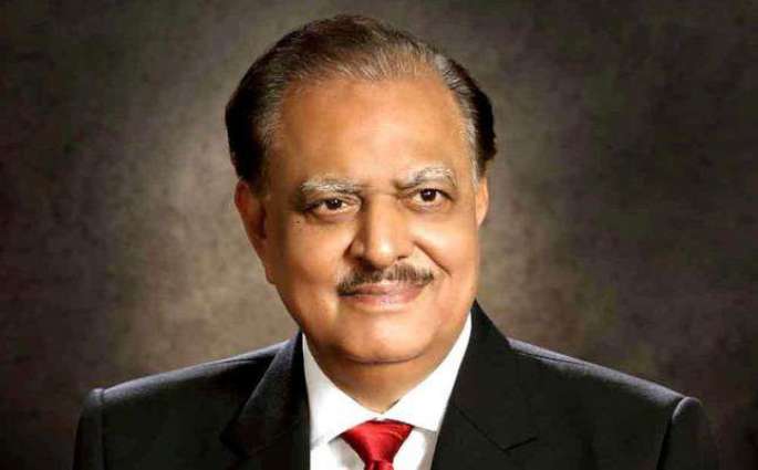 Law and Order situation in Balochistan improved due to efforts of
its people: President Mamnoon