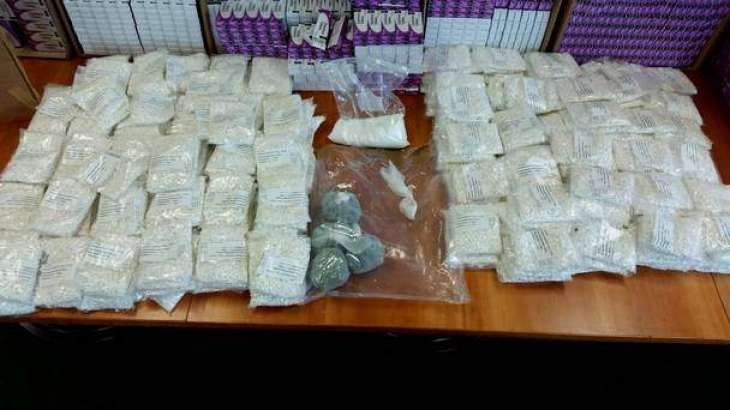 Drugs, wine seized from different areas