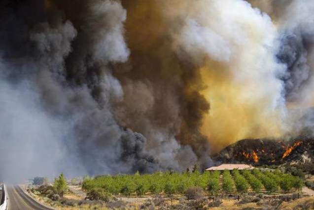 California forest fire became uncontrollable
