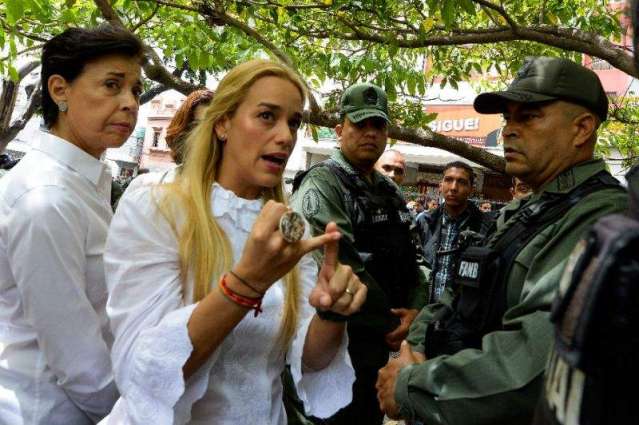 Wife of jailed Venezuela opposition leader condemns death threat