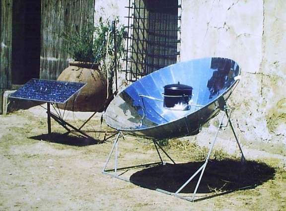 Solar cooker popularizing for preparing healthy food