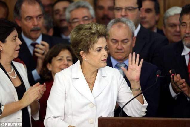 Brazil's Rousseff urges Senate vote against impeachment