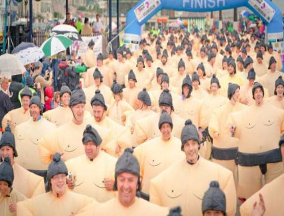 Ireland: Sumo Race held in Bray
