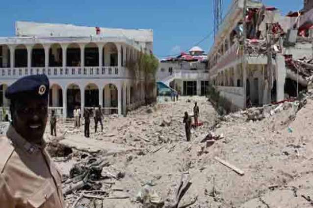 Suicide bomb attack near Presidential Palace in Somalia, 22 people killed and 55 injured