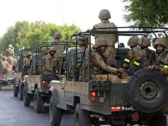 Forces operation in Rajanpur, 10 terrorist arrested