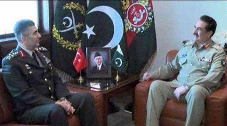 Turkish Army Chief met COAS Gen Raheel Sharif