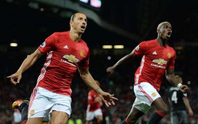 Football: Pogba scores first goal for United 