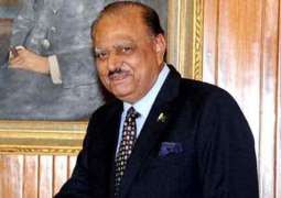 الرئيس الباكستاني يعزي في وفاة الأمير الأسبق لدولة قطر الشيخ خليفة بن حمد آل ثاني