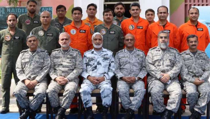 Naval Chief Admiral and Air Chief Marshal visited operational base PAF