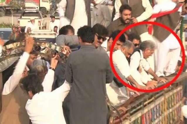 Stage Collapses During CM Khattak's Address