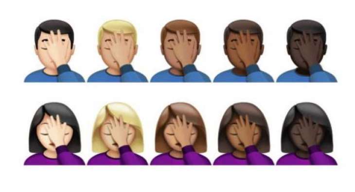 Life is going to be more expressive with Apple's new iOS 10.2 facepalm emoji
