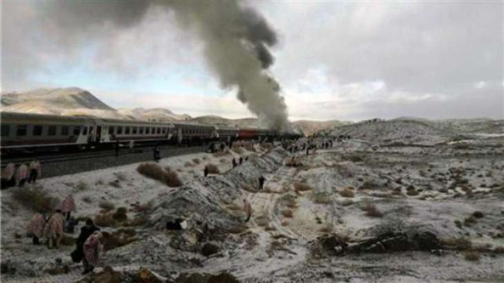 Trains collided in Semnan, several killed