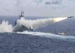 Pakistan Navy conducts missile firing in Arabian Sea