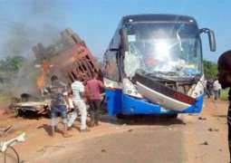 11 children killed as the bus rammed into a procession