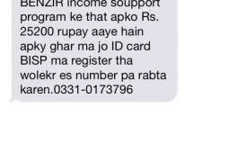 1.5 thousand Mobile numbers blocked for circulating fake Benazir Income support messages
