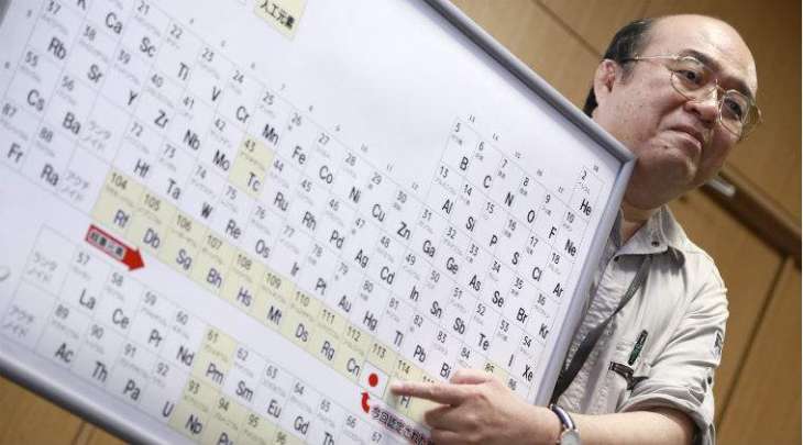 Periodic table expands with elements named after Japan, Moscow, Tennessee 