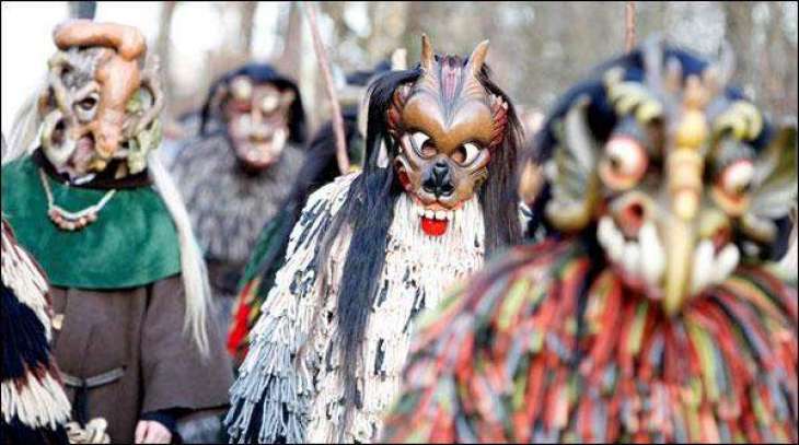 Germany celebrates traditional parade of monsters at the end of the year