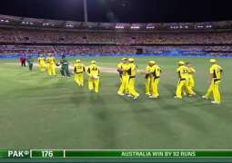 پہلا ون ڈے: آسٹریلیا نے پاکستان نوں 92سکور توں ہرا دِتا