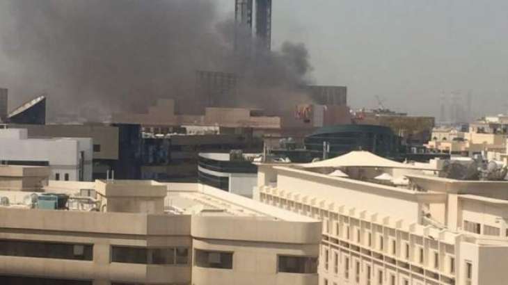 Fire broke out in Lamcy Plaza, Dubai