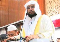 امام کعبہ شیخ صالح بن محمد بن ابراہیم کل پارلیمنٹ ہاﺅس وچ مغرب دی نماز پڑھان گے