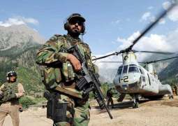 الجيش الباكستاني يعلن ضبط كميات من الأسلحة والذخائر خلال حملة ضد الإرهابيين