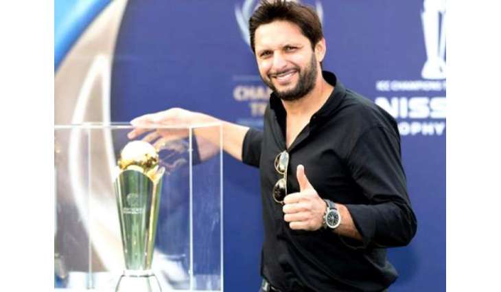 Shahid Afridi among 8 ambassadors for Champions Trophy