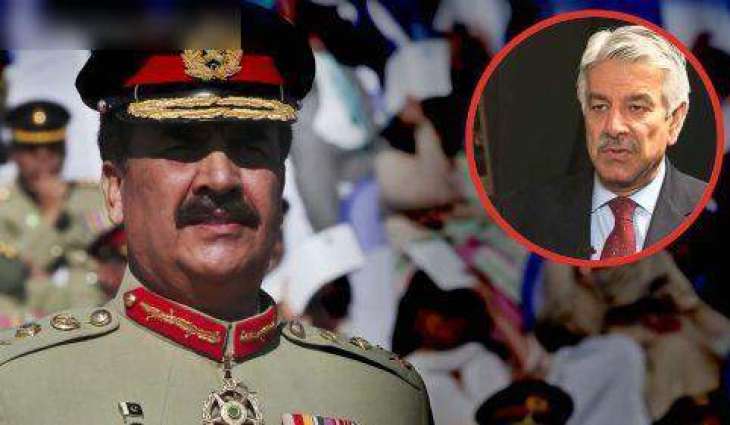 سابق آرمی چیف نے حکومت نوں این او سی لین لئی درخاست نہیں دتی: خواجا آصف