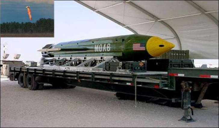 36 ISIS killed of US  MOAB 'non-nuclear bomb' in Afghanistan