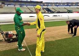 وارم اپ میچ: آسٹریلیا دا پاکستان خلاف ٹاس جت کے بیٹنگ دا فیصلا