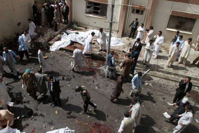 کوئٹہ،آئی جی دفتر دے نیڑے دھماکے اچ 11 بندے جاں بحق تے بہوں سارے زخمی