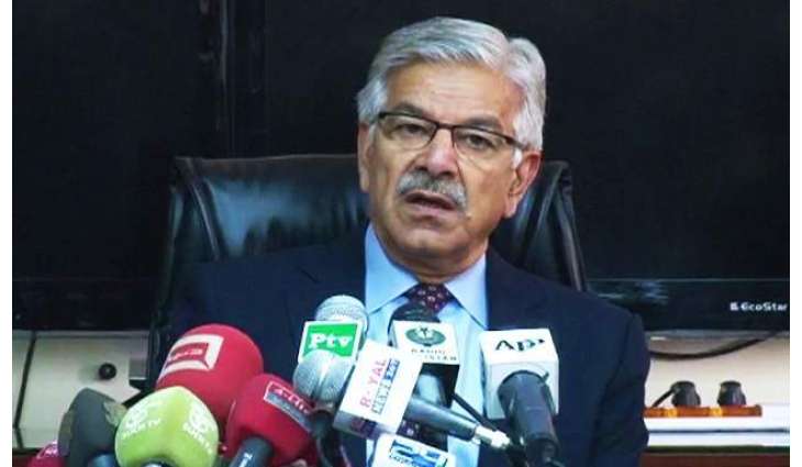 حسین حقانی یاں حافظ سعید دا الزام ساڈے اُتے نہ لاؤ‘ اک ویلا سی کہ ایہ سارے تہاڈے پسندیدہ لوک سن: خواجا آصف