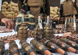 Huge cache of arms recovered from Dera Murad Jamali: ISPR