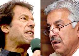 Imran Khan questions NAB's inaction against Khawaja Asif despite presence of 'undeniable evidence'