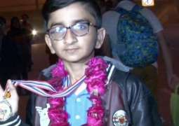 Pakistan prodigy wins gold medal for global mathematics competition