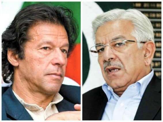 Khawaja Asif is a grave security risk: Imran Khan