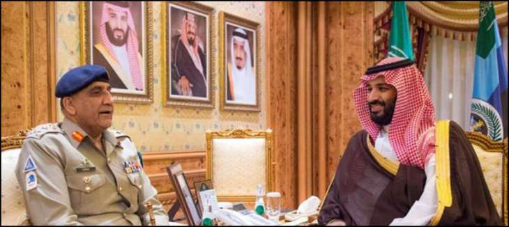 COAS Gen Bajwa meets Saudi crown prince in Riyadh