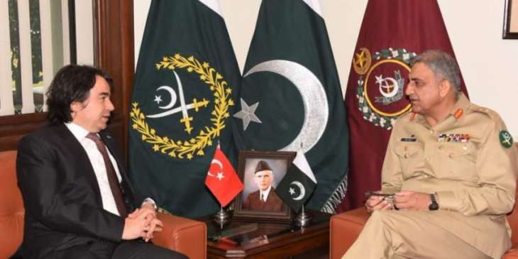 Iranian, Turkish envoys call on army chief Qamar Javed Bajwa